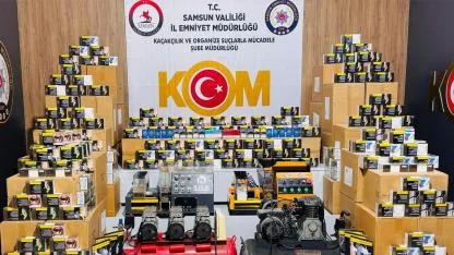 Samsun'da kaçak tütün operasyonu