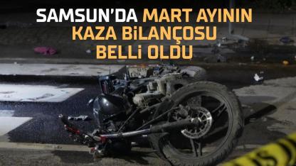 Samsun'da mart ayında trafik kazalarında 7 kişi öldü