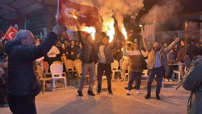 Samsun'da milli takım coşkusu yaşandı