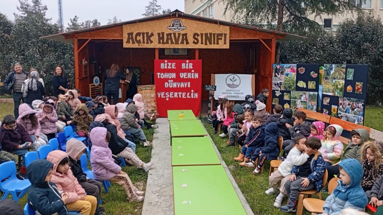 Samsun’da öğrenciler ata tohumu ve doğal yaşamla buluştu