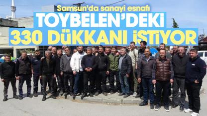 Samsun'da sanayi esnafı Toybelen'deki 330 boş dükkanı istiyor