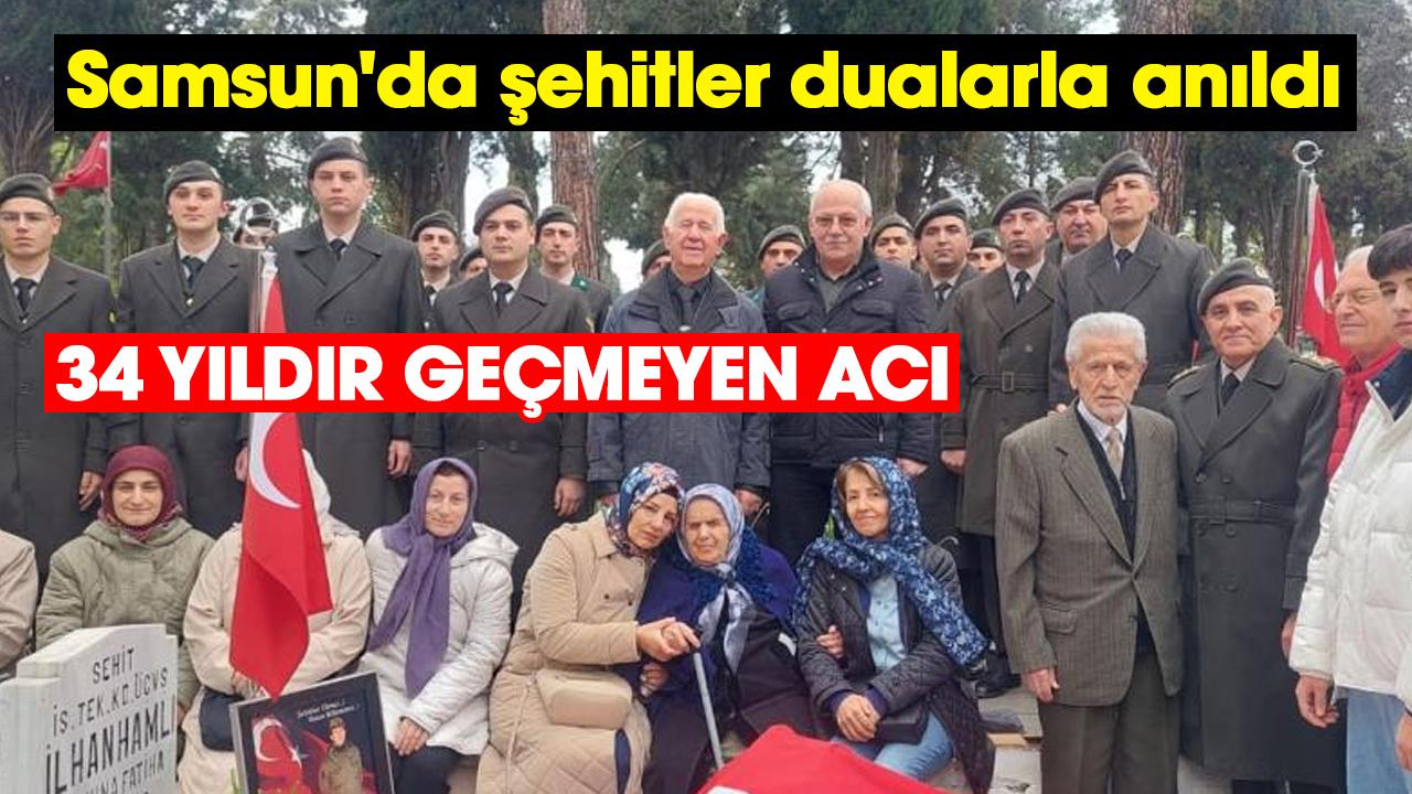 Samsun'da şehitler dualarla anıldı