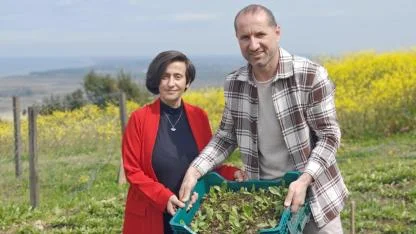 Samsunlu girişimci çift ak zambak soğanını ihracata hazırlıyor