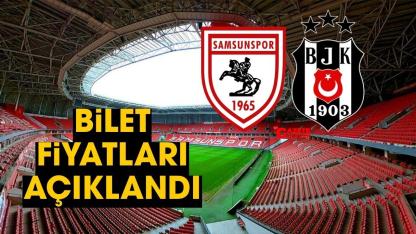 Samsunspor Beşiktaş maçı biletleri satışa çıktı! İşte fiyatlar