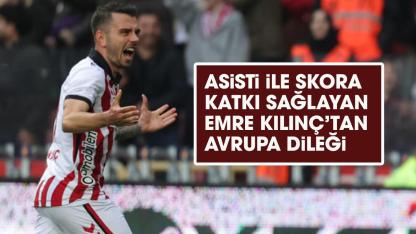 Samsunspor Beşiktaş maçında asistle skora katkı sağlayan Emre Kılınç'tan açıklama