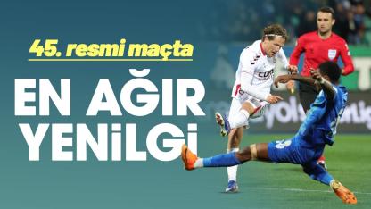 Samsunspor bu sezon 45. maçta en ağır yenilgisini aldı