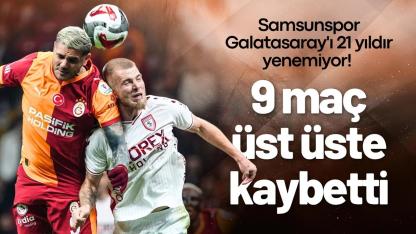 Samsunspor Galatasaray'ı 21 yıldır yenemiyor!