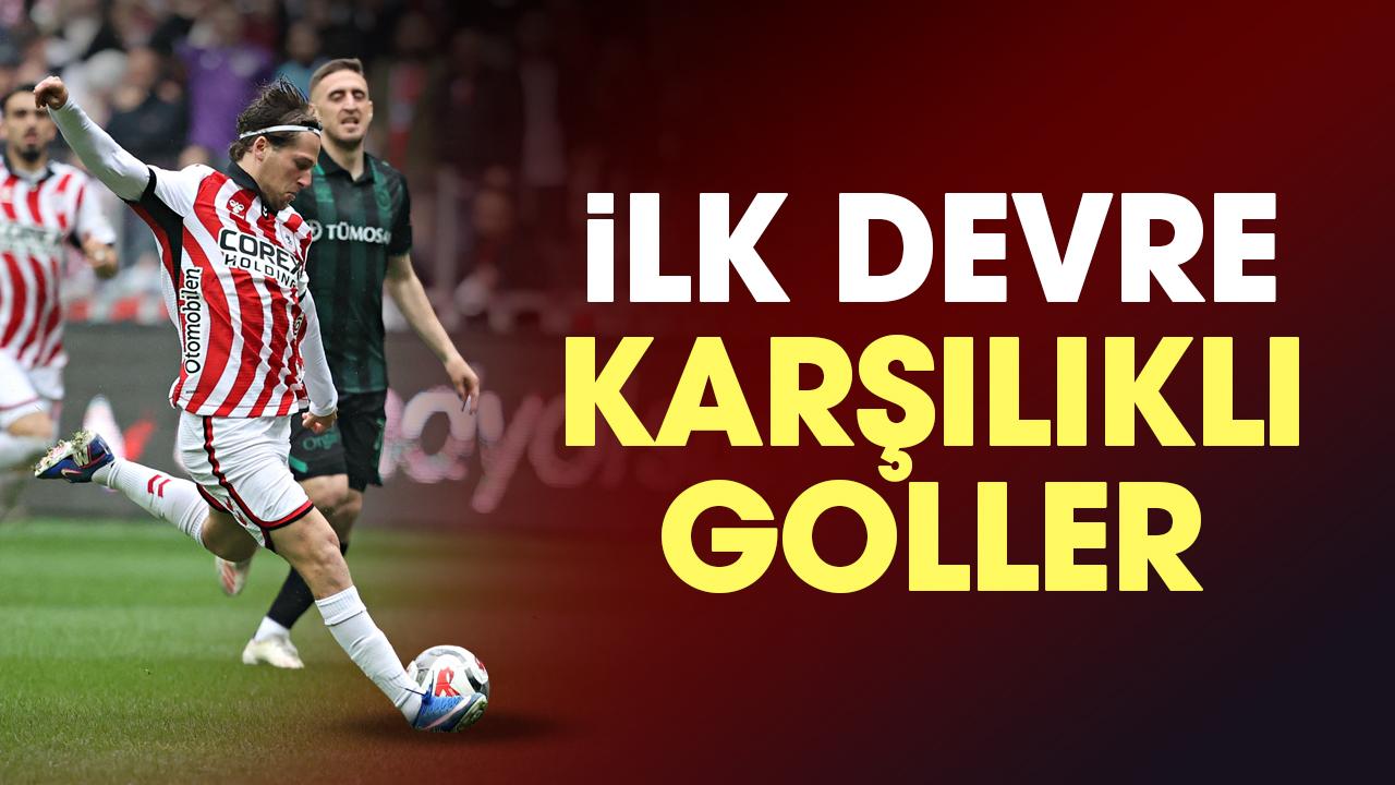 Samsunspor, Konyaspor maçının ilk devresi sona erdi