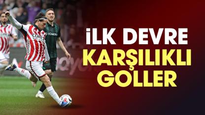 Samsunspor, Konyaspor maçının ilk devresi sona erdi