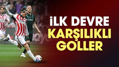 Samsunspor, Konyaspor maçının ilk devresi sona erdi