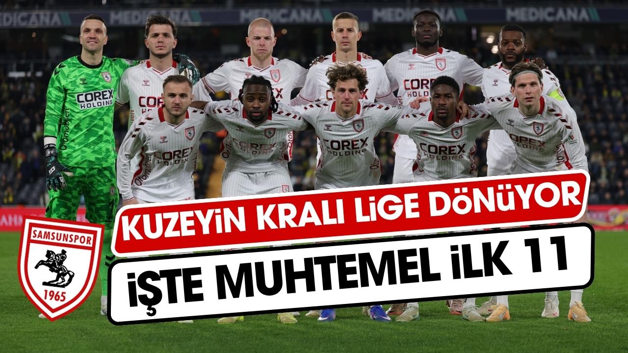 Samsunspor Konyaspor'u ağırlıyor! İşte muhtemel ilk 11...