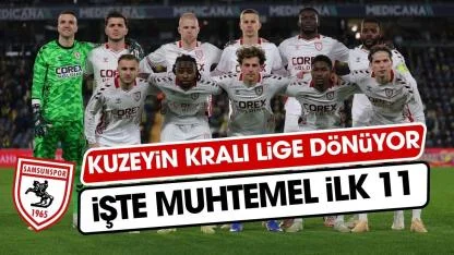 Samsunspor Konyaspor'u ağırlıyor! İşte muhtemel ilk 11...