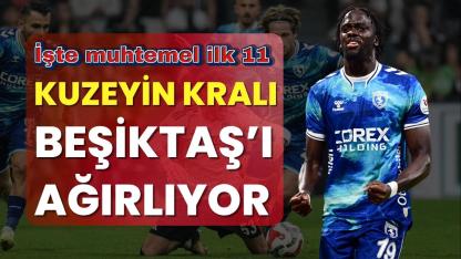 Samsunspor Süper Lig'de Beşiktaş ile karşılaşacak İşte muhtemel ilk 11