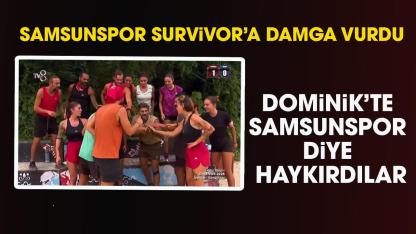 Samsunspor  Survivor'a damga vurdu!  Samsunspor sevgisi Dominik'e ulaştı