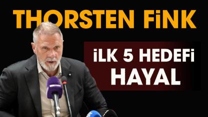 Samsunspor Teknik Direktörü Thorsten Fink: Ligdeki ilk 5 hedefi hayal