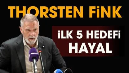 Samsunspor Teknik Direktörü Thorsten Fink: Ligdeki ilk 5 hedefi hayal