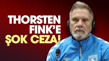 Samsunspor Teknik Direktörü Thorsten Fink'e şok ceza!