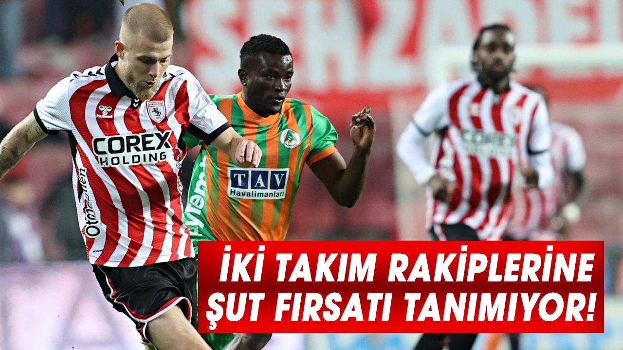 Samsunspor ve Alanyaspor rakiplerine en az şut fırsatı veren takımlar arasında