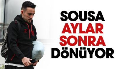 Samsunspor'da Afonso Sousa Çaykur Rizespor maçıyla geri dönüyor