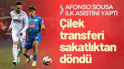 Samsunspor'da Afonso Sousa ilk asistini yaptı