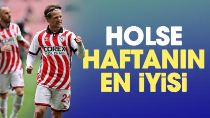 Samsunspor'da Carlo Holse haftanın en iyisi oldu