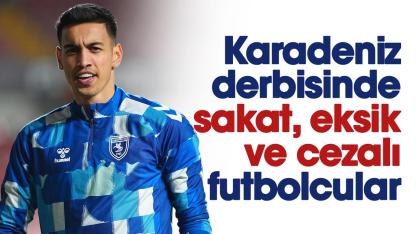 Samsunspor’da Çaykur Rizespor maçındaki sakat, eksik ve cezalı futbolcular