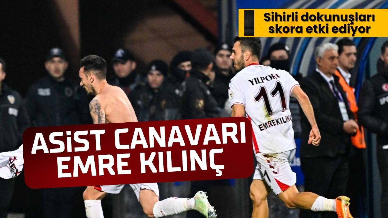 Samsunspor'da Emre Kılınç sakatlık sonrası 3 maçta 2 asist yaptı