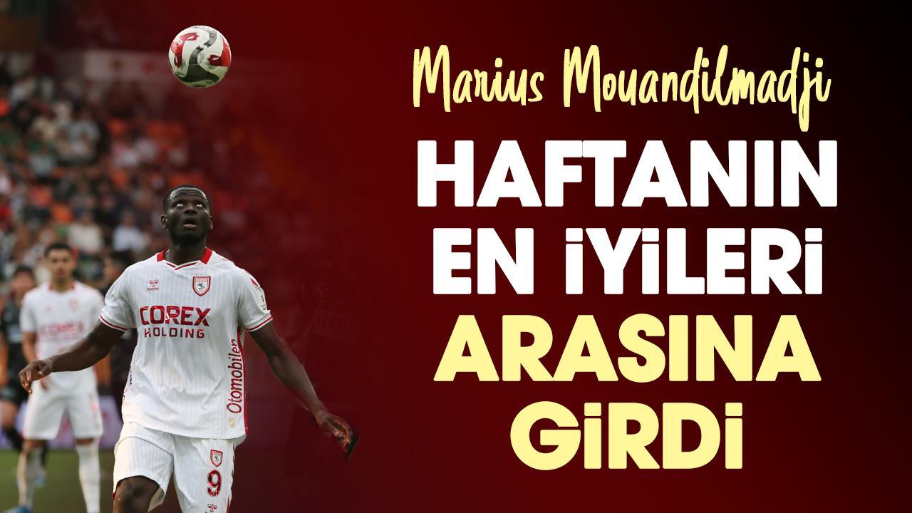 Samsunspor'da Marius Mouandilmadji haftanın en iyileri arasında yer aldı