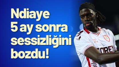 Samsunspor'da Ndiaye Süper Lig'de 14 hafta sonra gol attı