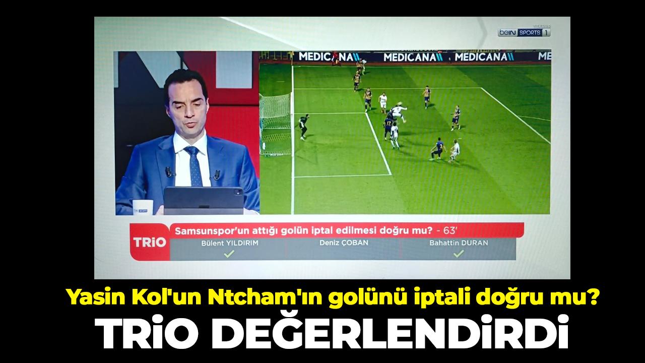 Samsunspor’da Ntcham'ın iptal edilen golüne TRİO değerlendirdi