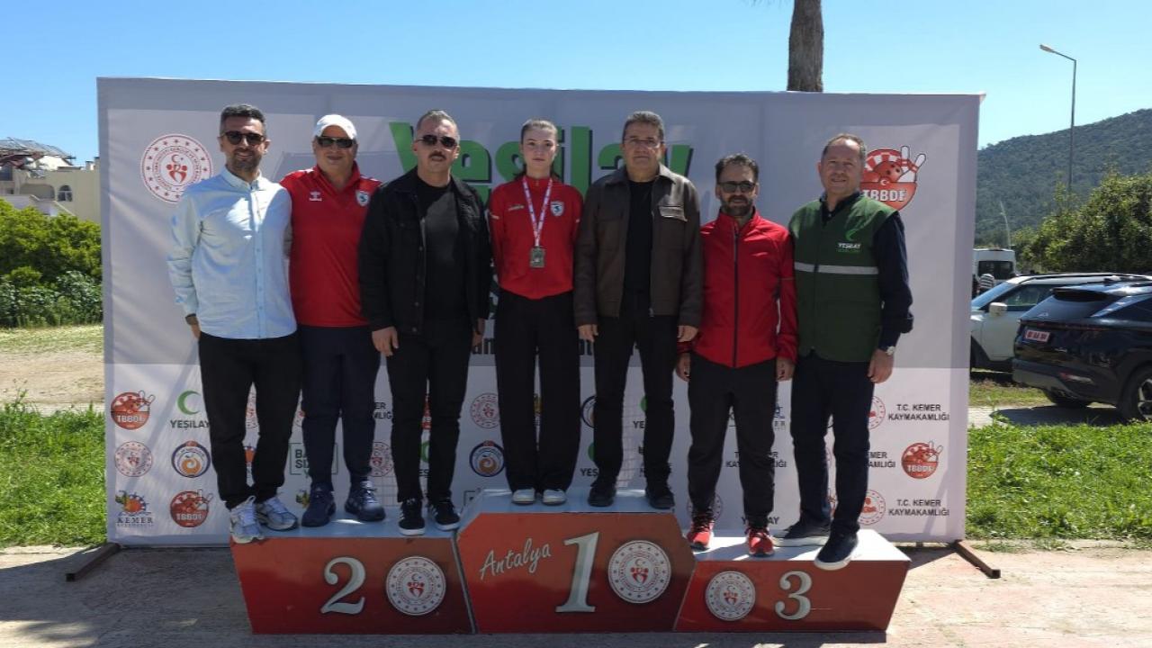 Samsunsporlu Sıla Tunç Türkiye ikincisi oldu