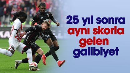 Samsunspor'un Beşiktaş’a karşı 25 yıllık hasreti bitti
