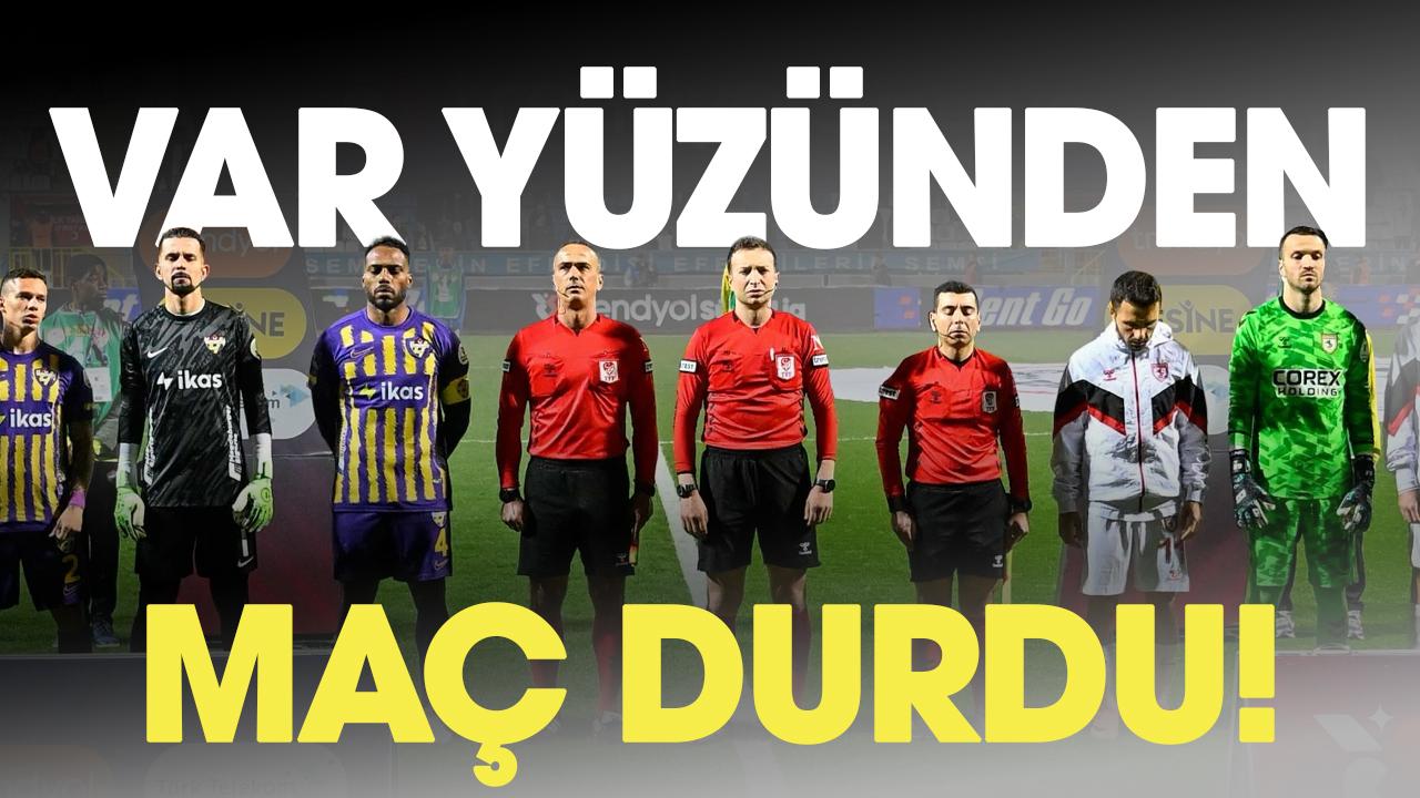Samsunspor'un Eyüpspor maçında VAR krizi