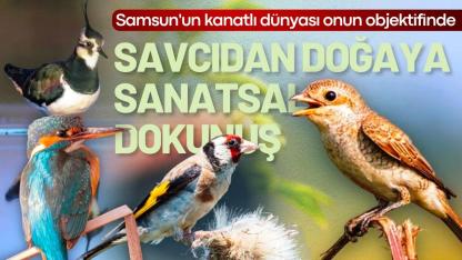 Samsun'un kanatlı dünyası onun objektifinde! Savcının objektifinden Kuş Cenneti