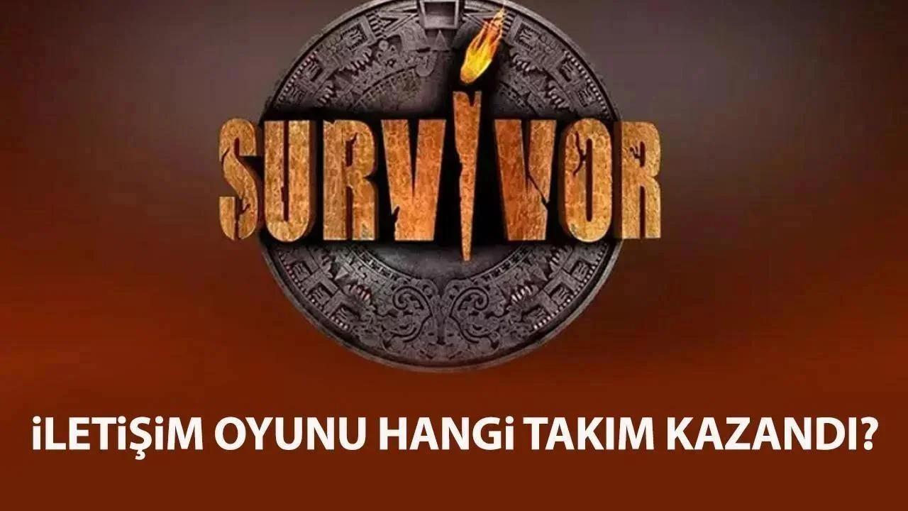 Survivor iletişim oyununu hangi takım kazandı?