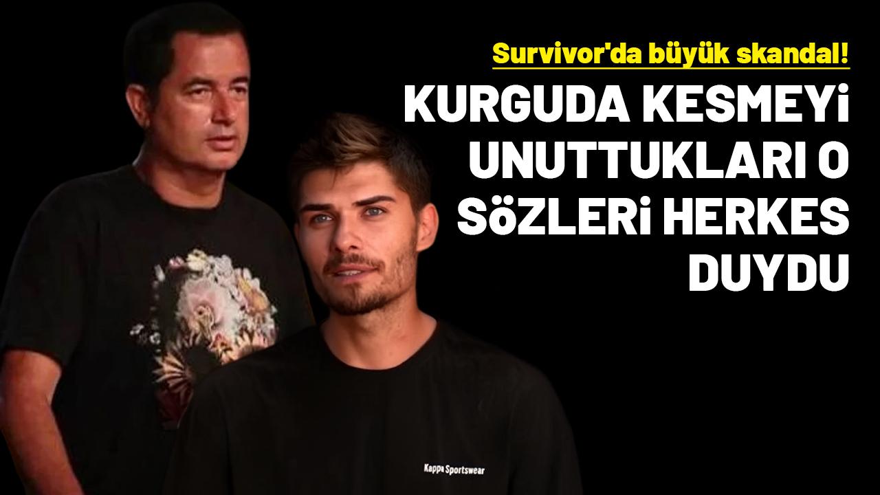 Survivor'da büyük skandal! Kurguda kesmeyi unuttukları o sözleri herkes duydu