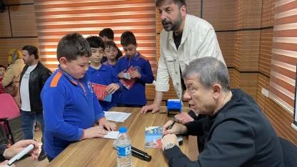 Tanju Çolak, Samsun'da öğrencilerle buluştu