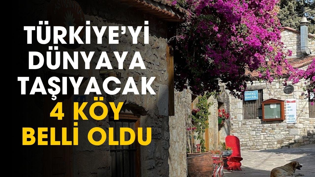 Türkiye’yi dünyaya taşıyacak 4 köy belli oldu