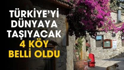 Türkiye’yi dünyaya taşıyacak 4 köy belli oldu