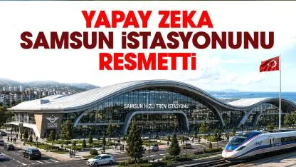 Yapay zeka Samsun istasyonunu resmetti