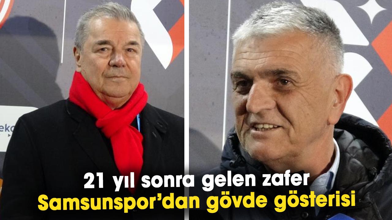 21 yıl sonra gelen zafer: Samsunspor’dan gövde gösterisi