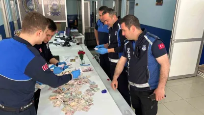 Dilencinin üzerinden çıkan para şaşırttı