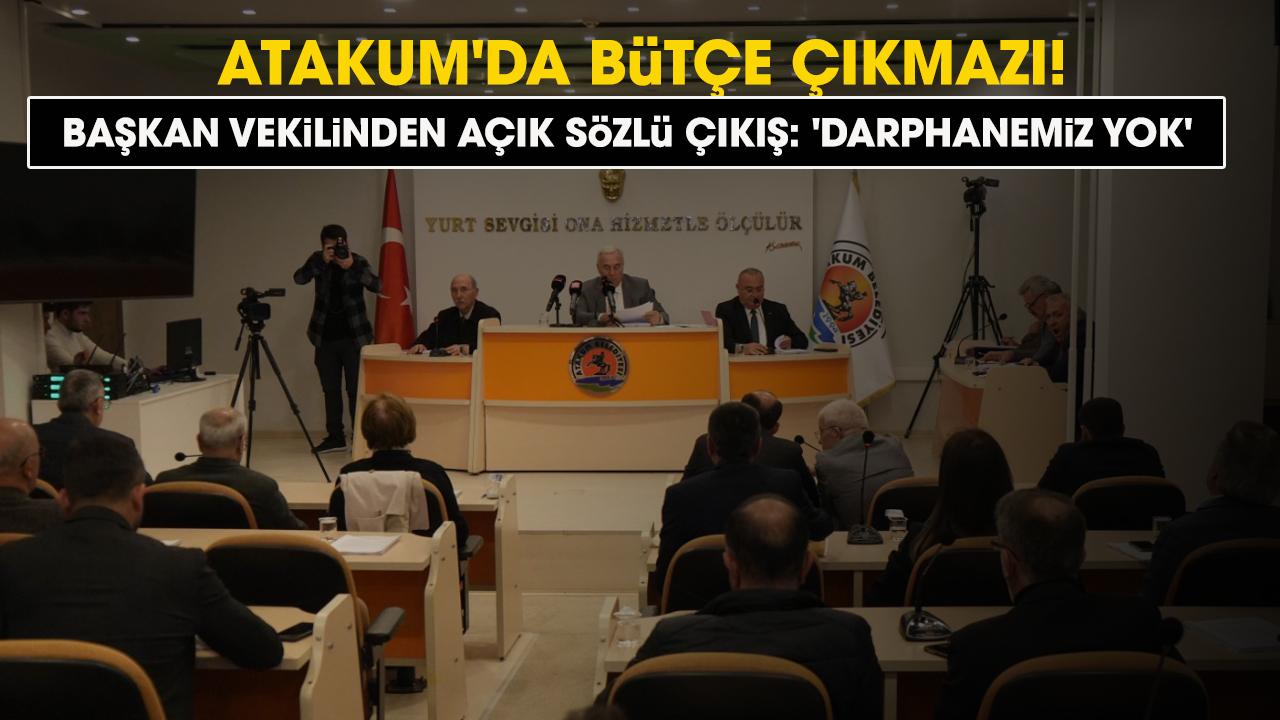 Atakum'da bütçe çıkmazı! Başkanvekilinden açık sözlü çıkış 'Darphanemiz yok'