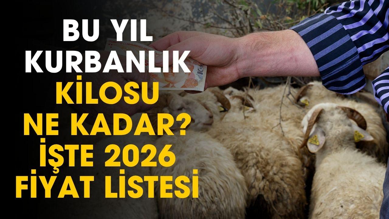 Bu yıl kurbanlık kilosu ne kadar? 2026 kurbanlık fiyatları: koyun, dana, keçi, büyükbaş, küçükbaş ne kadar?