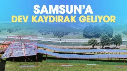 Büyükşehir duyurdu! Samsun'a renkli dev kaydırak geliyor
