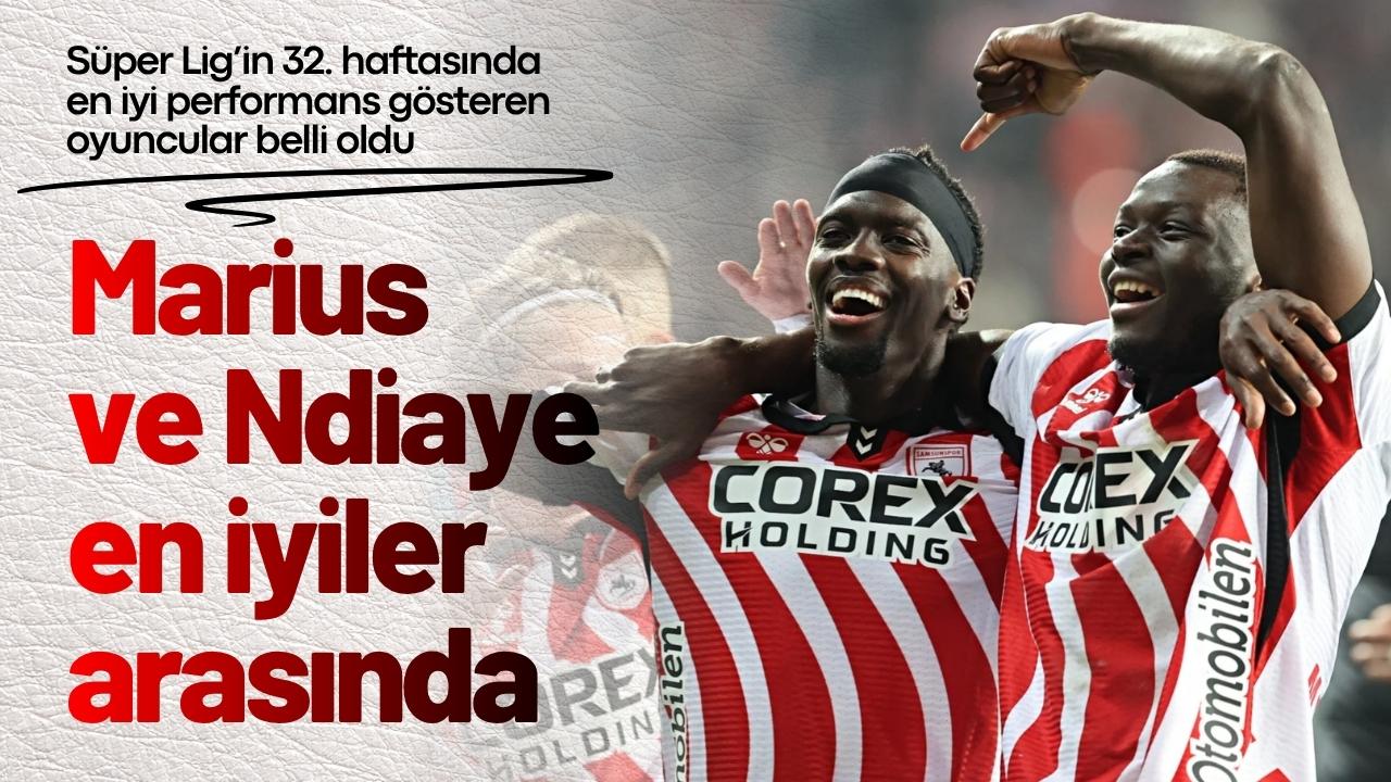 Marius ve Ndiaye en iyi performans gösteren isimler arasında