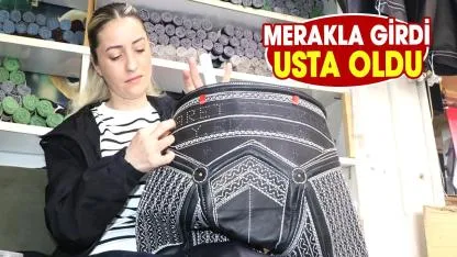 Merakla girdi usta oldu!  Türkiye’nin ilk kadın kispet ustalarından biri Samsun’da