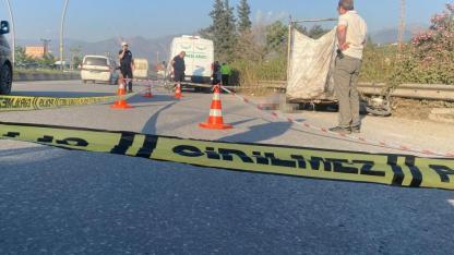 Motosikletin sürücüsü feci kazada öldü