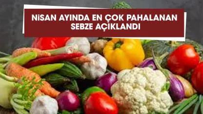 Nisan ayında en çok hangi sebze pahalandı, en çok hangi sebze ucuzladı?
