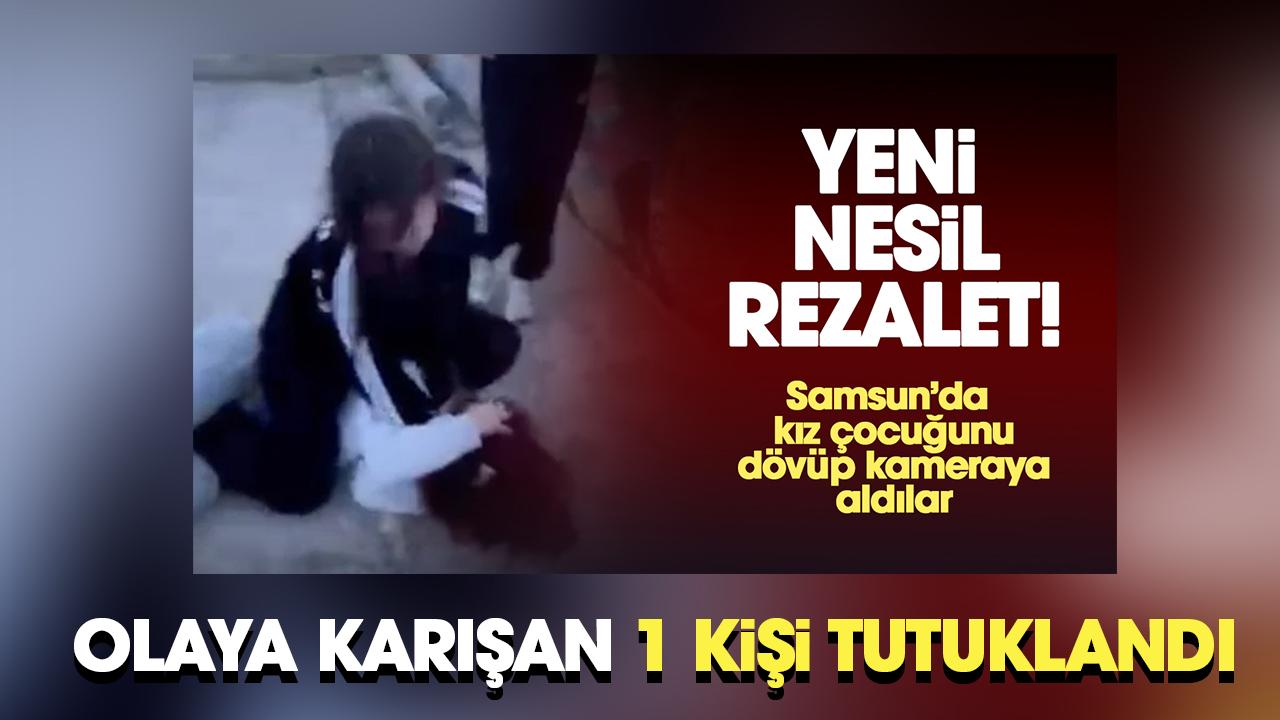 Samsun'da 17 yaşındaki kız çocuğunun darp edildiği olayda 1 kişi tutuklandı